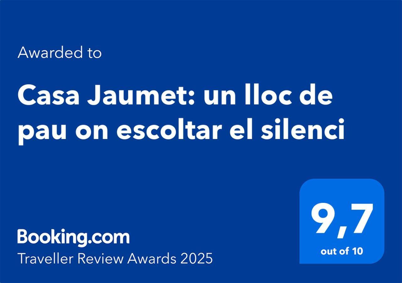 Casa Jaumet: Un Lloc De Pau On Escoltar El Silenci Apartment Aramunt Bagian luar foto